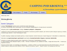 Tablet Screenshot of podkrokwia.pl
